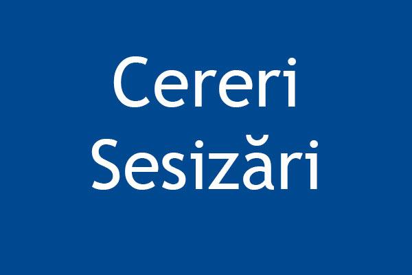 Cereri și sesizări